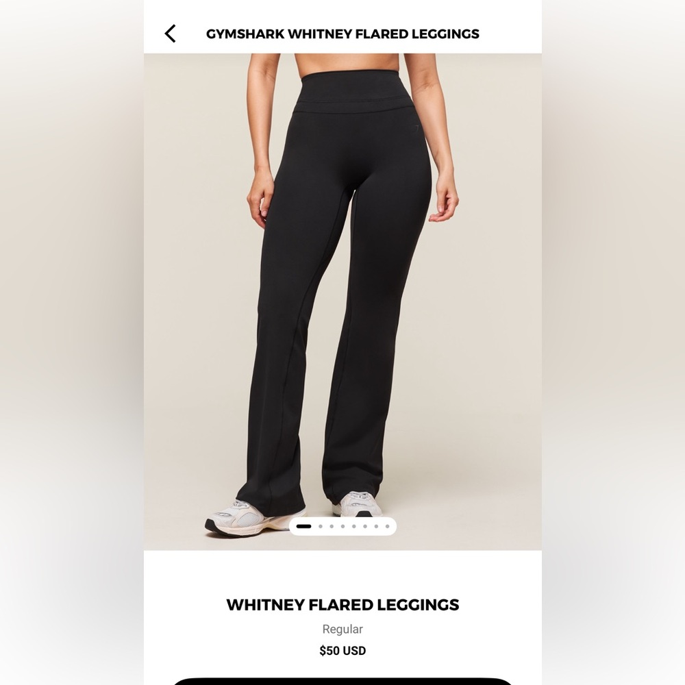 Gymshark Black Flared Whitney Leggings